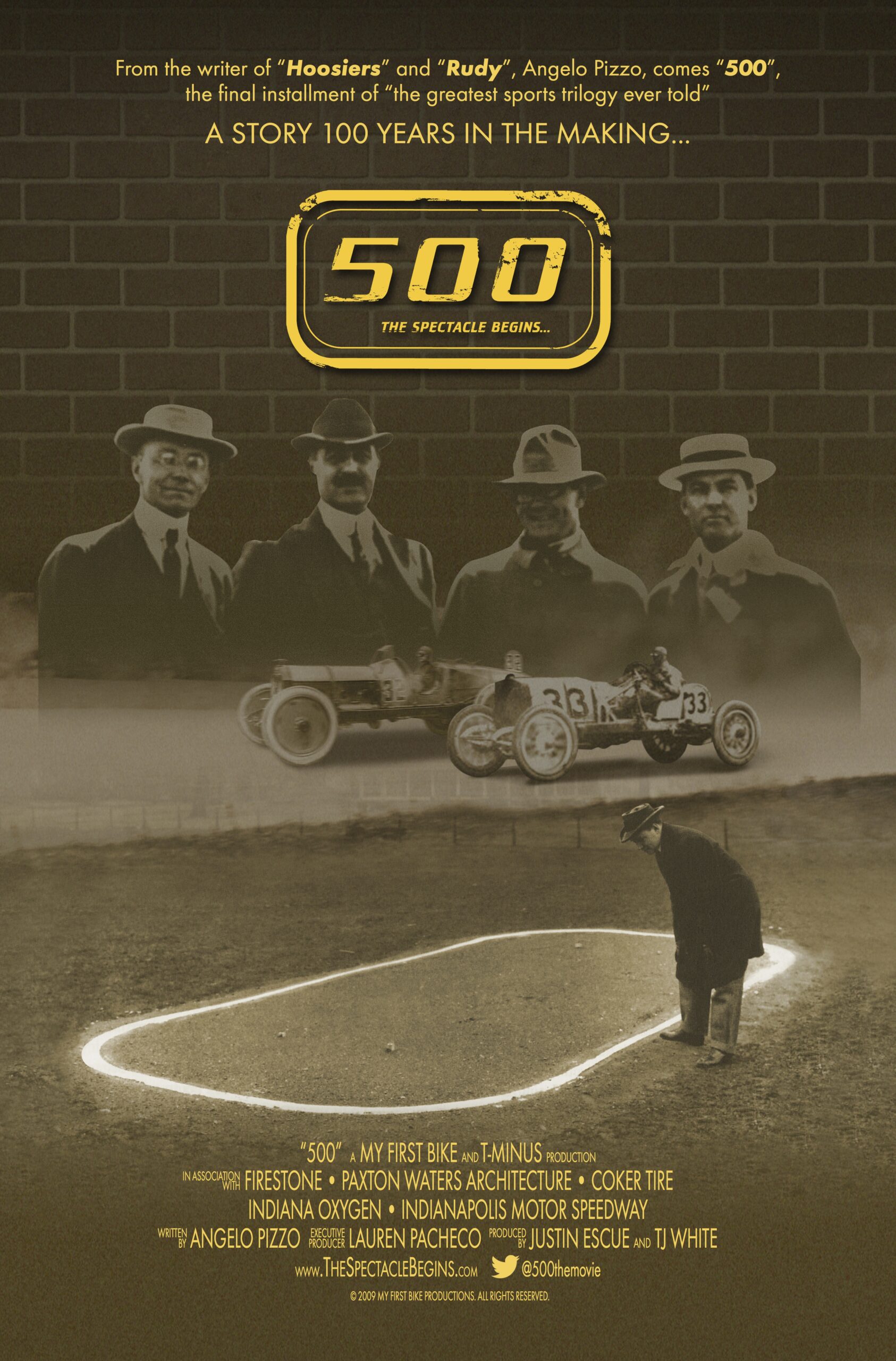 t minus productions and My First Bike Productions indy 500 movie